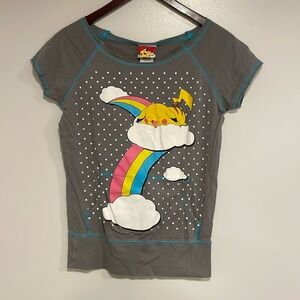 Pokémon giant wide neck pocket tee pikachu